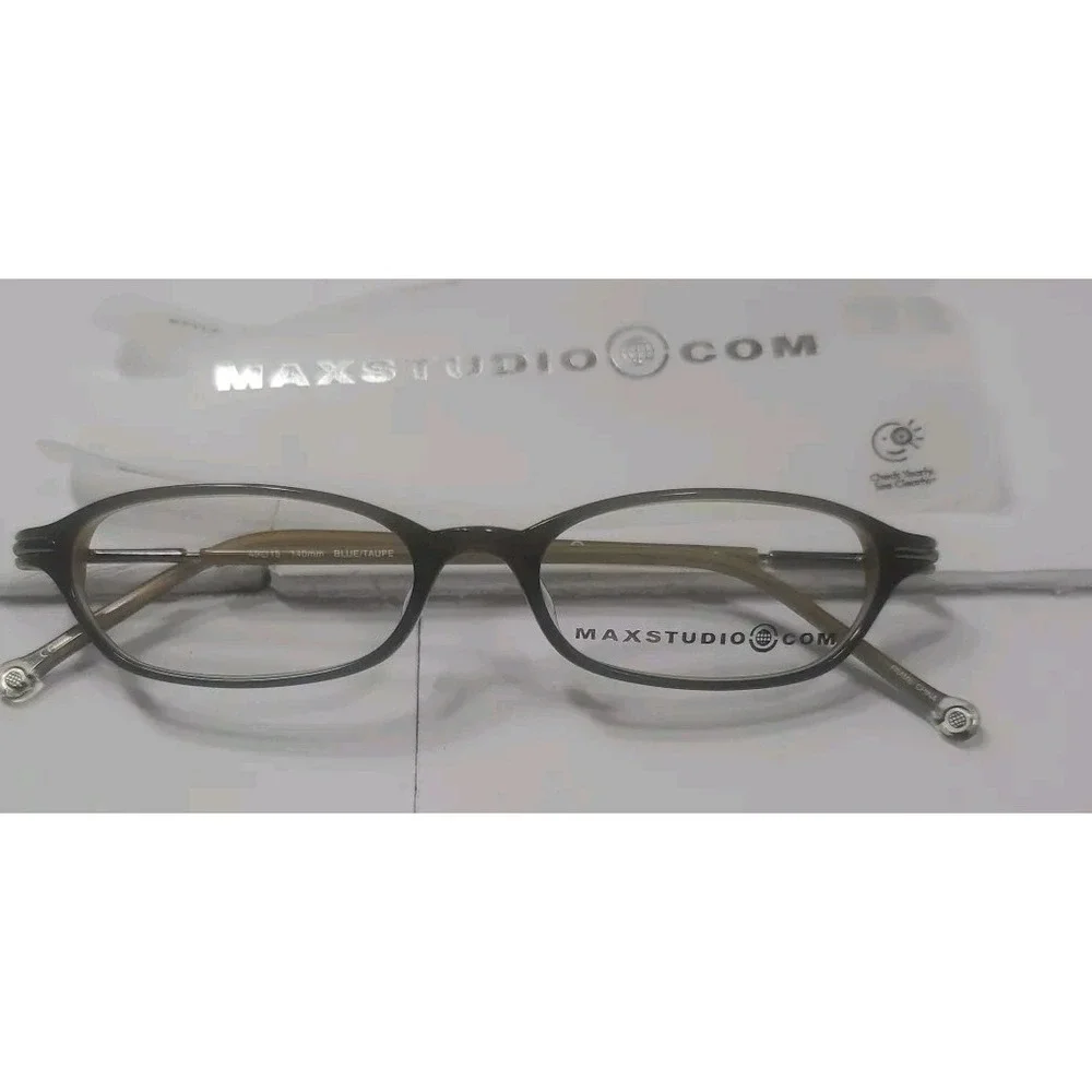 NEW MAX STUDIO MX101 Eyeglass Sunglass frames ‎ 49-15-140 Blue Taupe